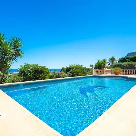 Marvelous With Panoramic Sea View & Pool Вилла Дения