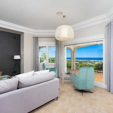 Marvelous With Panoramic Sea View & Pool Вилла Дения